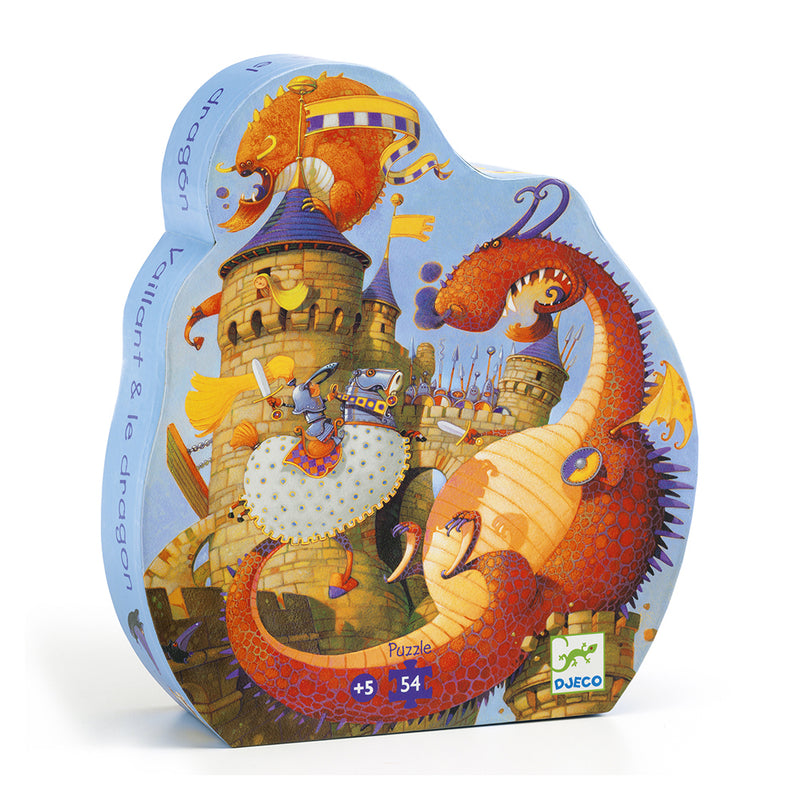 DJECO Vaillant and the dragon - 54 pcs Puzzles