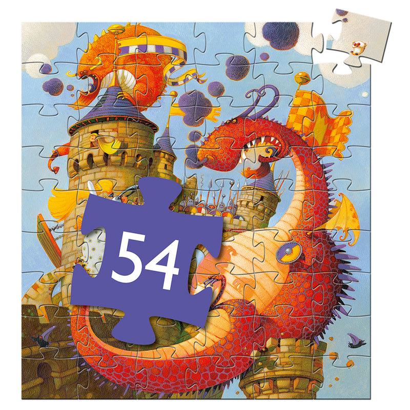 DJECO Vaillant and the dragon - 54 pcs Puzzles