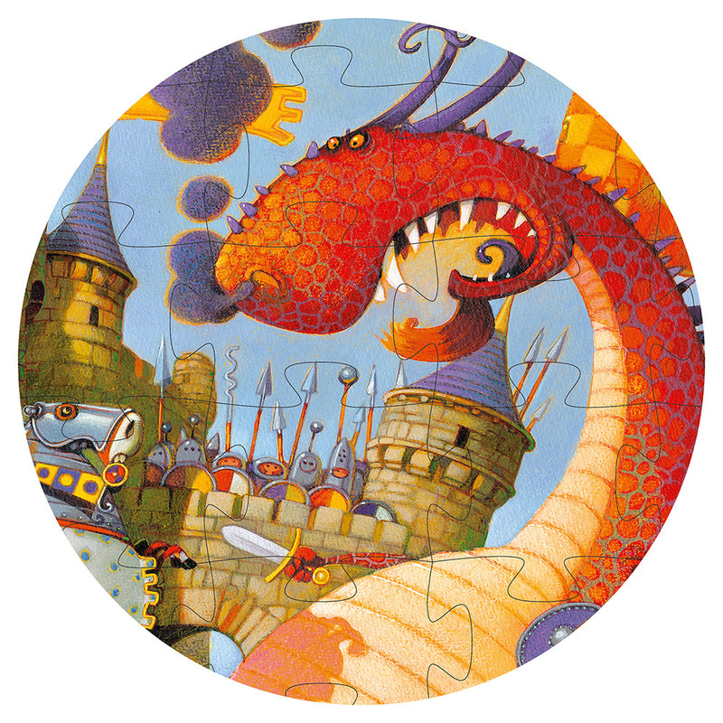 DJECO Vaillant and the dragon - 54 pcs Puzzles