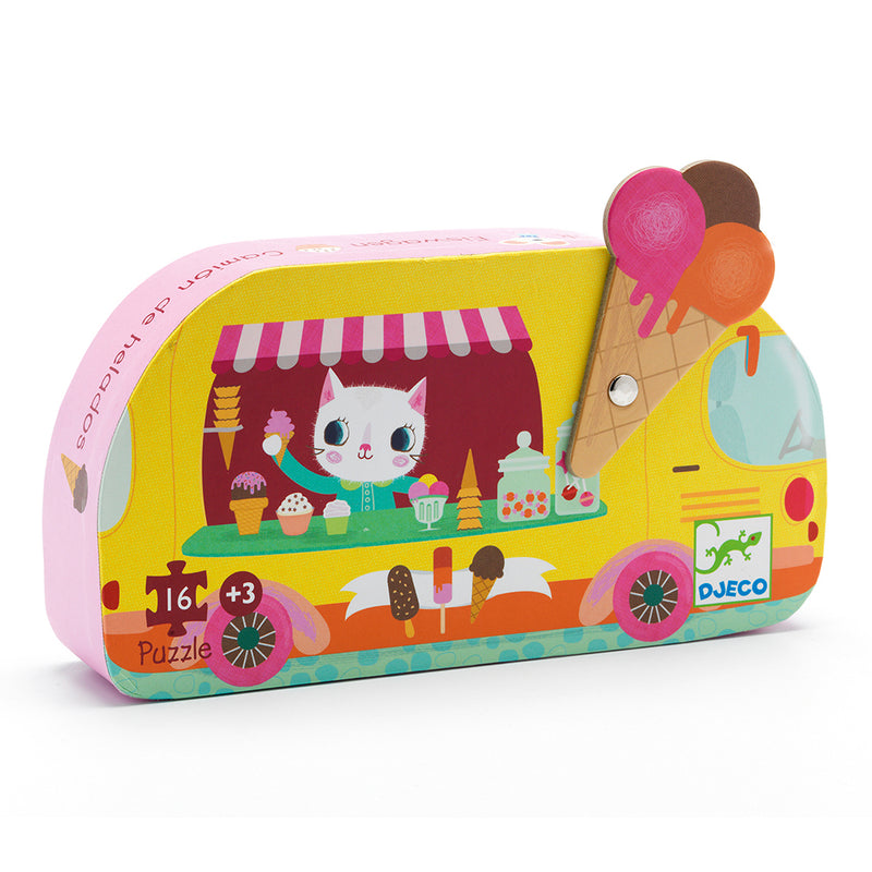 DJECO Ice cream truck - 16 pcs Puzzles