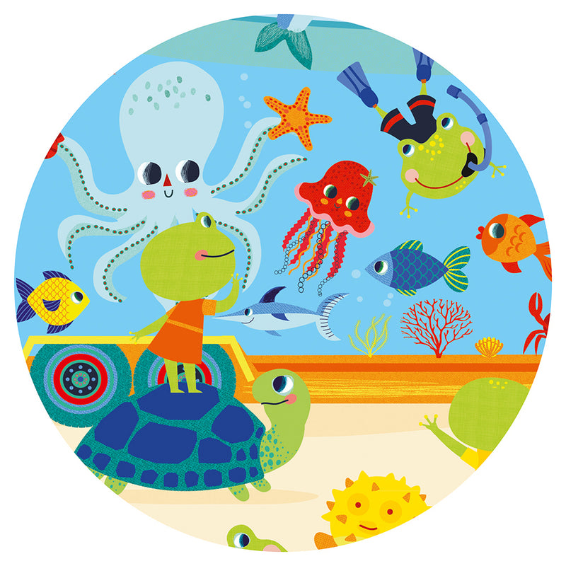 DJECO The Aquarium - 16 pcs Puzzles