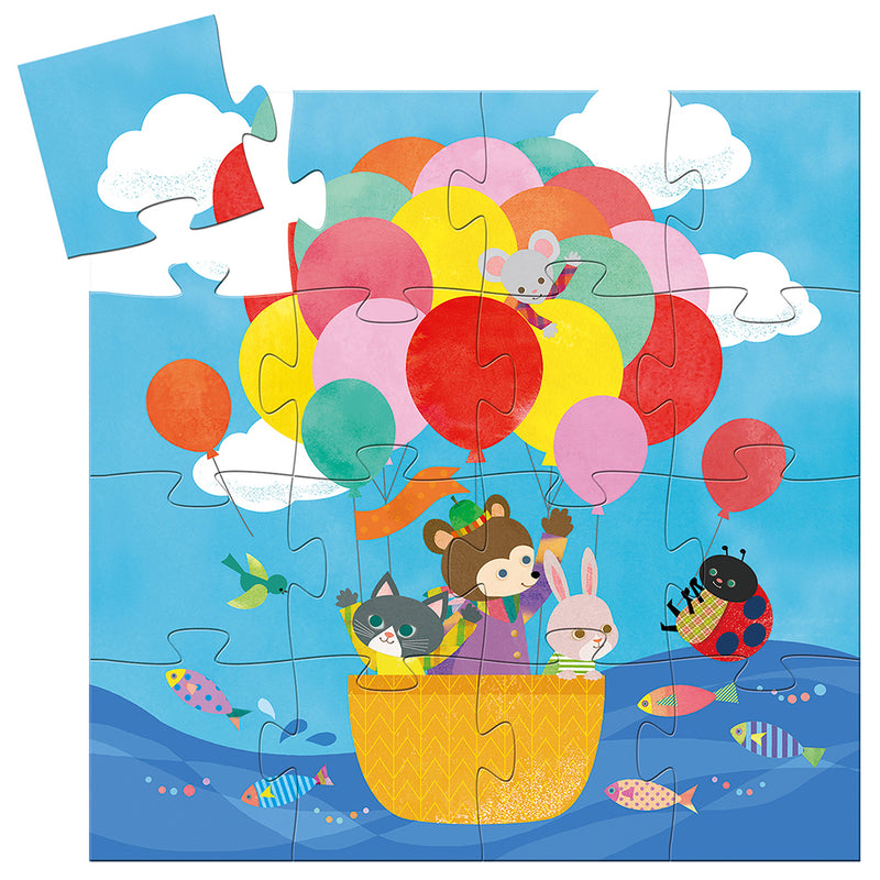 DJECO The hot air balloon - 16 pcs Puzzles