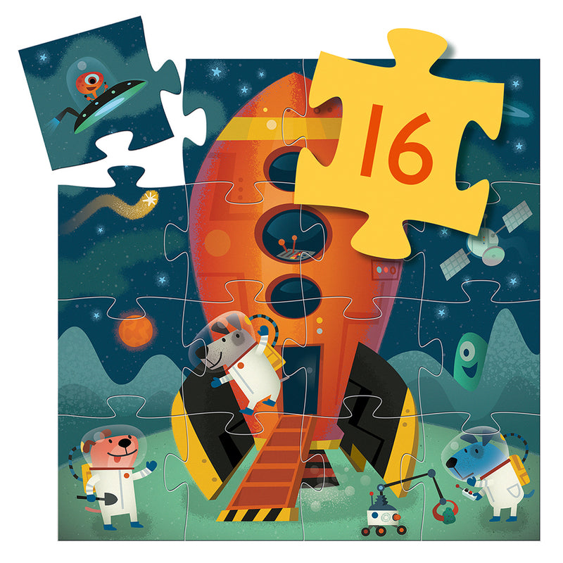 DJECO Spaceship - 16 pcs Puzzles