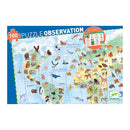 DJECO World's animals + booklet - 100 pcs Puzzles