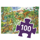 DJECO Dinosaurs + booklet - 100 pcs Puzzles