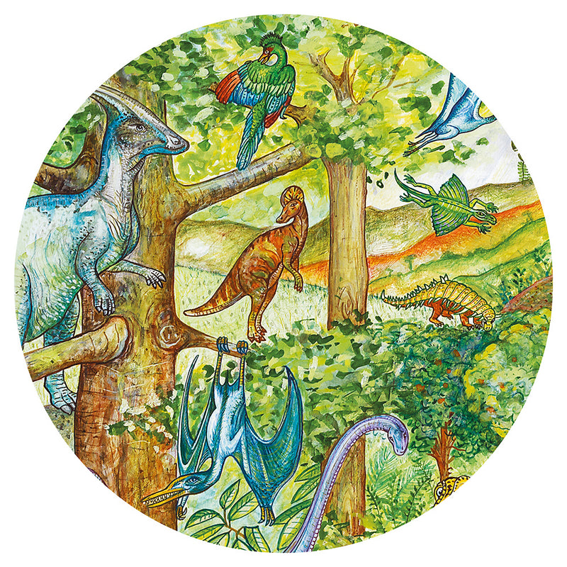 DJECO Dinosaurs + booklet - 100 pcs Puzzles