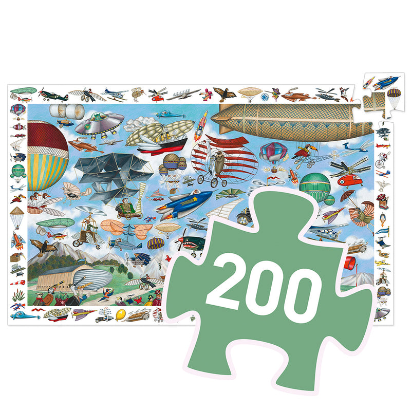 DJECO Aero Club - 200 pcs Puzzles