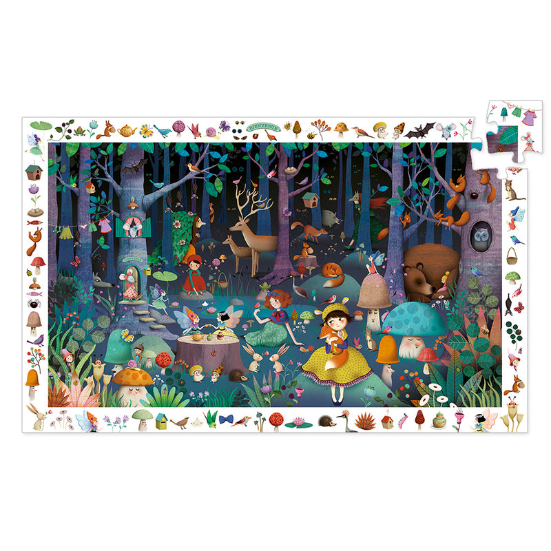 DJECO Enchanted Forest - 100 pcs Puzzles