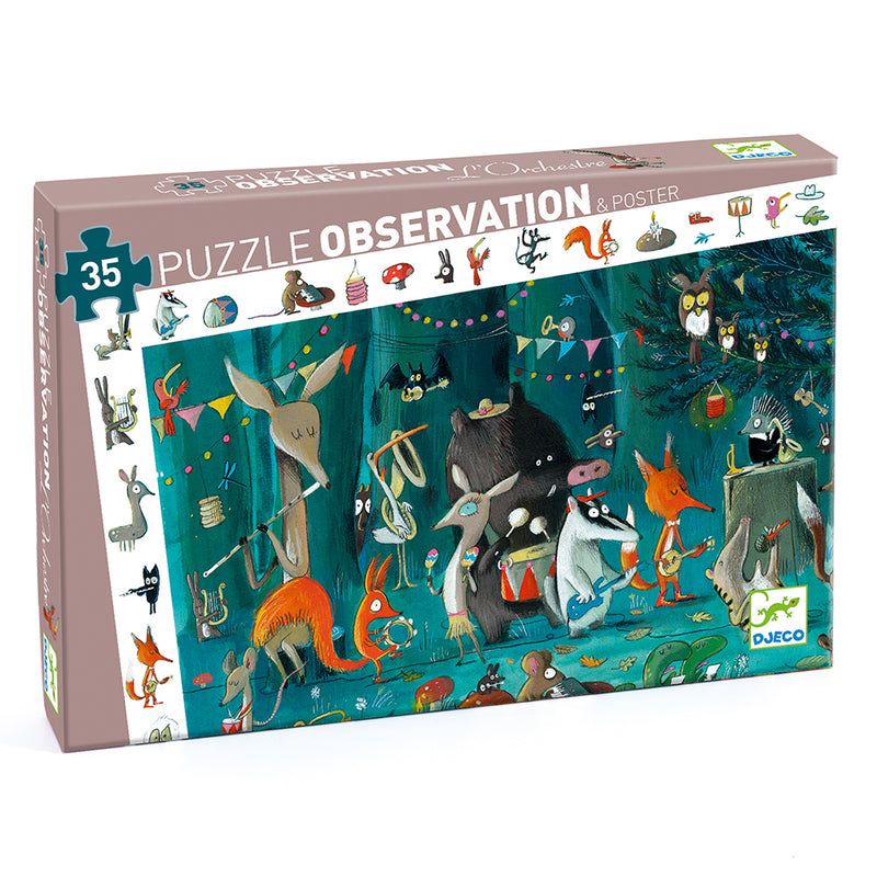 DJECO The Orchestra - 35 pcs Puzzles