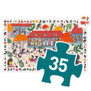 DJECO The hedgehog school - 35 pcs Puzzles