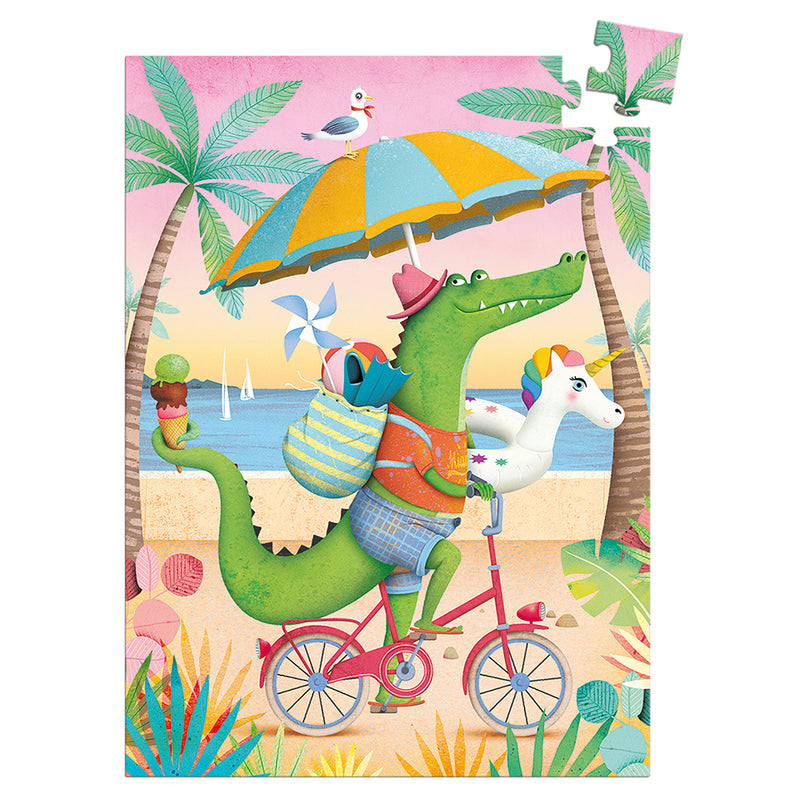 DJECO Croco beach - 60 pcs Puzzles