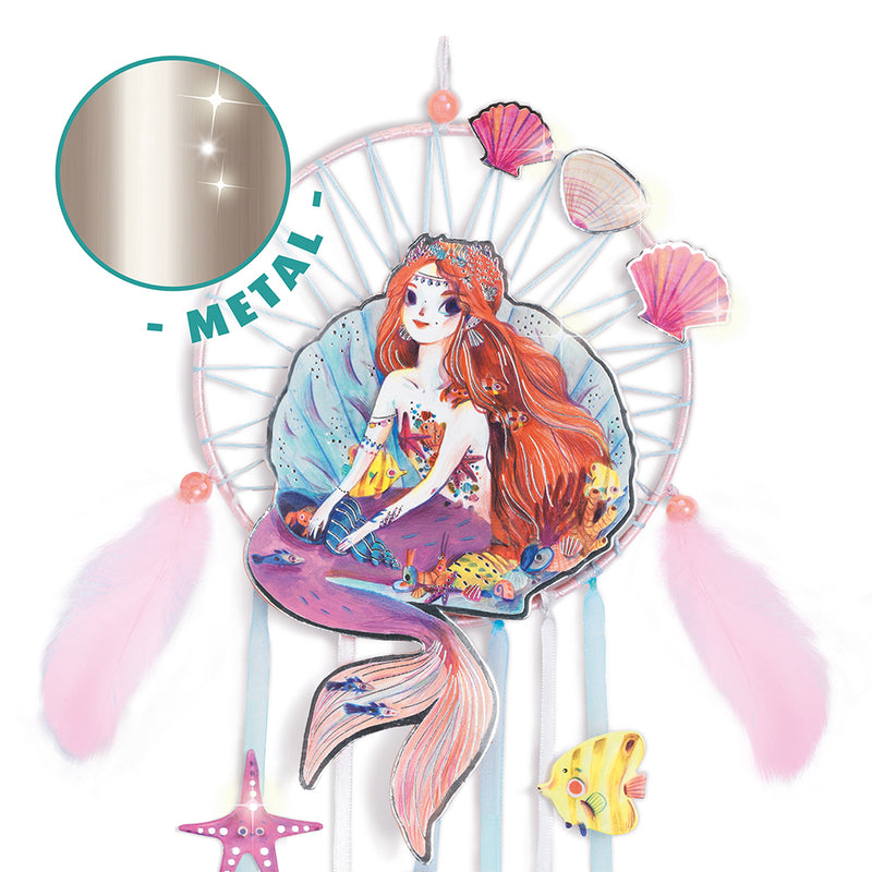 DJECO Gentle Mermaid Dreamcatcher DIY artwork