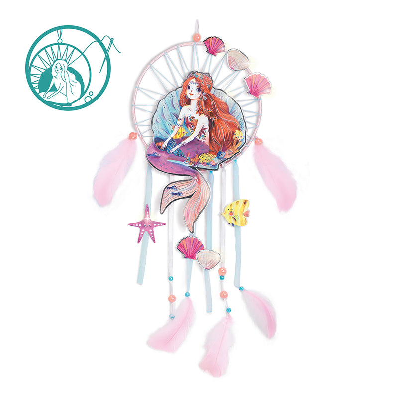 DJECO Gentle Mermaid Dreamcatcher DIY artwork