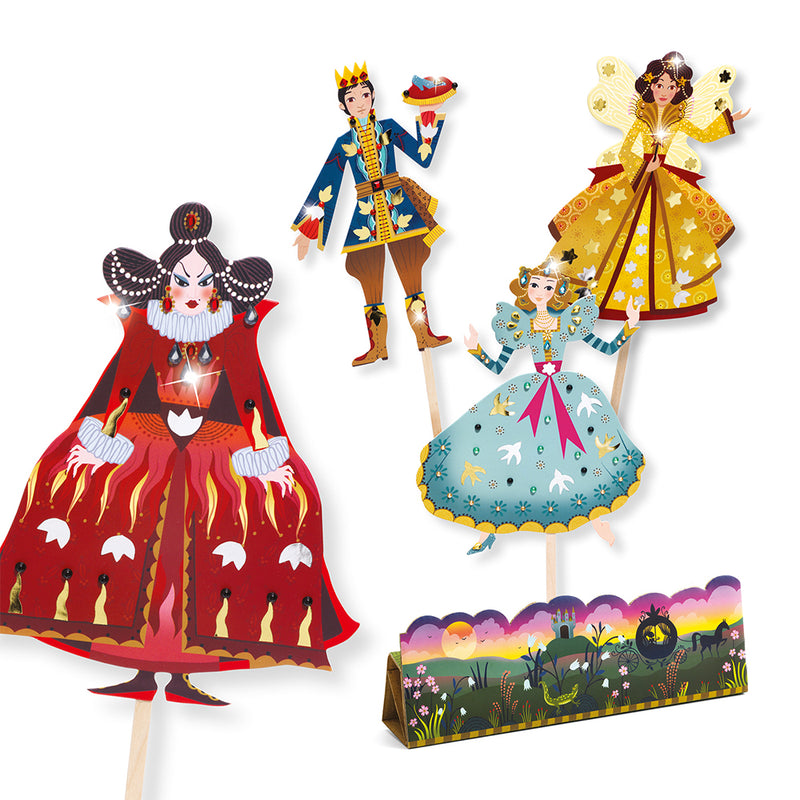 DJECO Cinderella Puppet DIY artwork