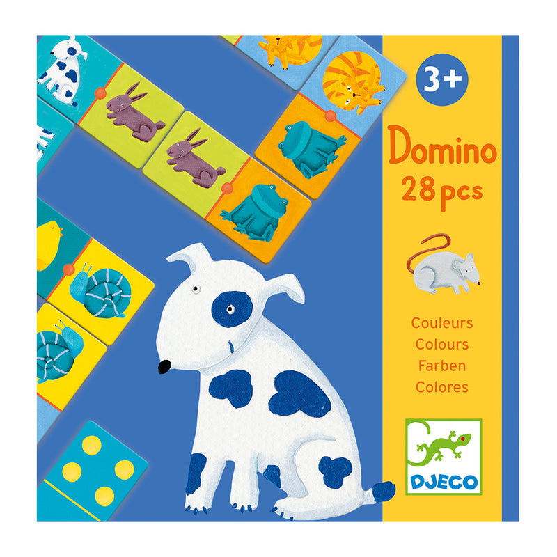 DJECO Colour animals domino - Educational Games