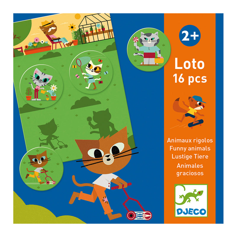 DJECO Loto Funny animals - Educational Games