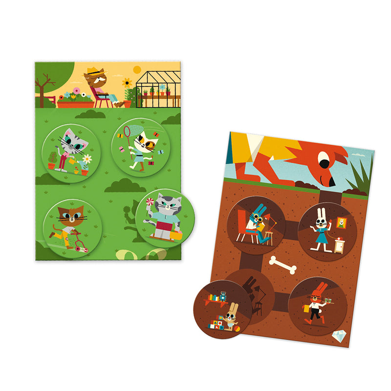 DJECO Loto Funny animals - Educational Games