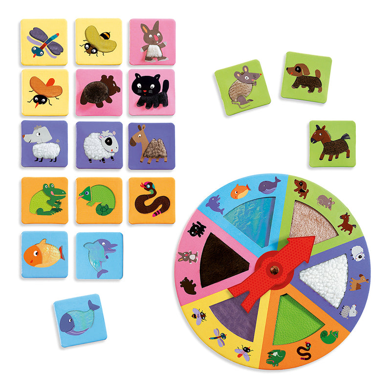 DJECO Tactilo loto Animals - Educational Games