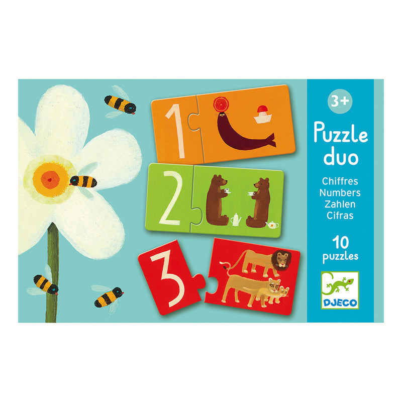 DJECO Numbers puzzle duo - Educational Games