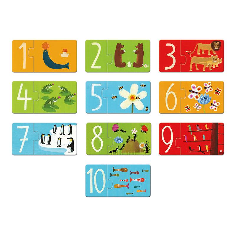 DJECO Numbers puzzle duo - Educational Games