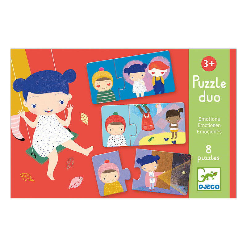DJECO Emotions Puzzle Duo - Educational Games