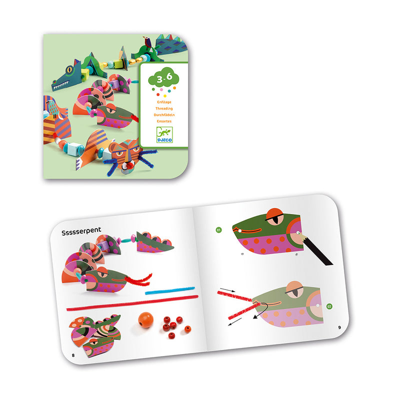 DJECO My Animals Threading For Young Children