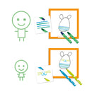 DJECO Funny Animals Draw Together For Young Children