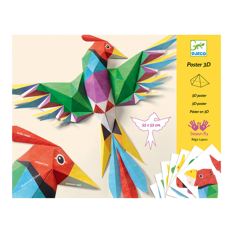 DJECO Amazonie 3D Poster For Older Children