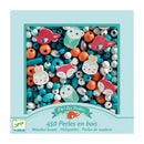 DJECO Small Animals Wooden Beads Needlework