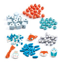 DJECO Small Animals Wooden Beads Needlework