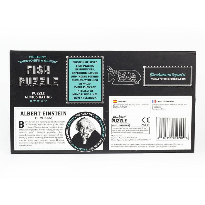 Professor Puzzle Fish Puzzle (The Einstein Collection)