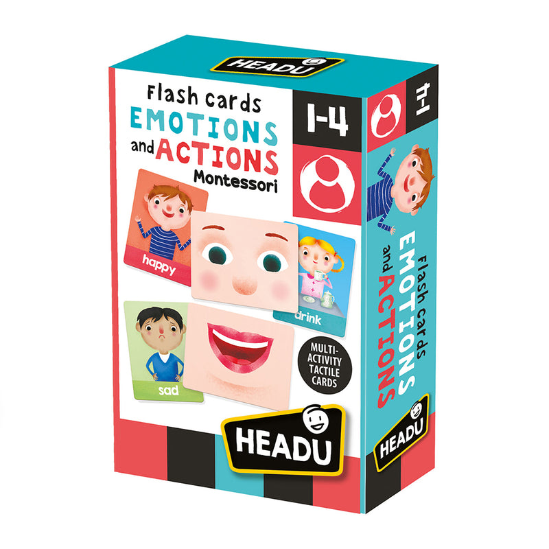 HEADU Flashcards Emotions and Actions Montessori