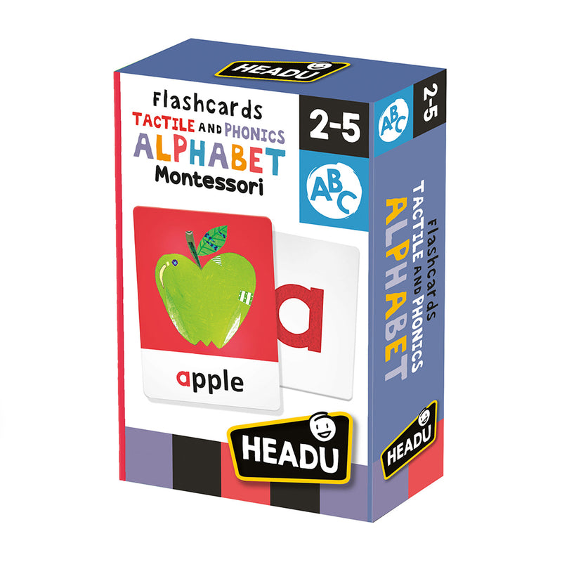 HEADU Flashcards Tactile and Phonics Alphabet Montessori