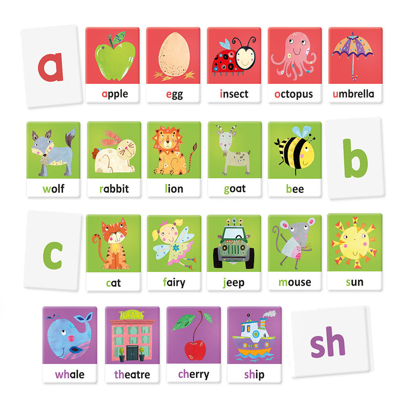 HEADU Flashcards Tactile and Phonics Alphabet Montessori