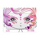 Snails Face Tattoo - Queen of Hearts