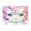 Snails Face Tattoo - Jewel Queen