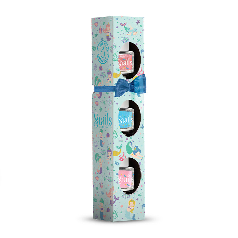 Snails Safe Nails Mini Snails 3pack Mermaid - Nail Polish for Kids