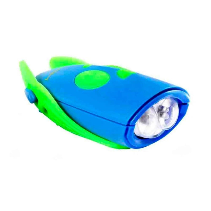 Mini Hornit Green / Blue Horn and Light