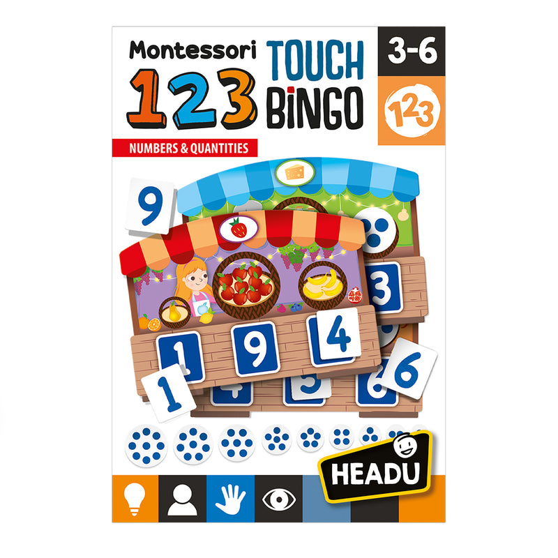 HEADU 123 Touch Bingo Montessori