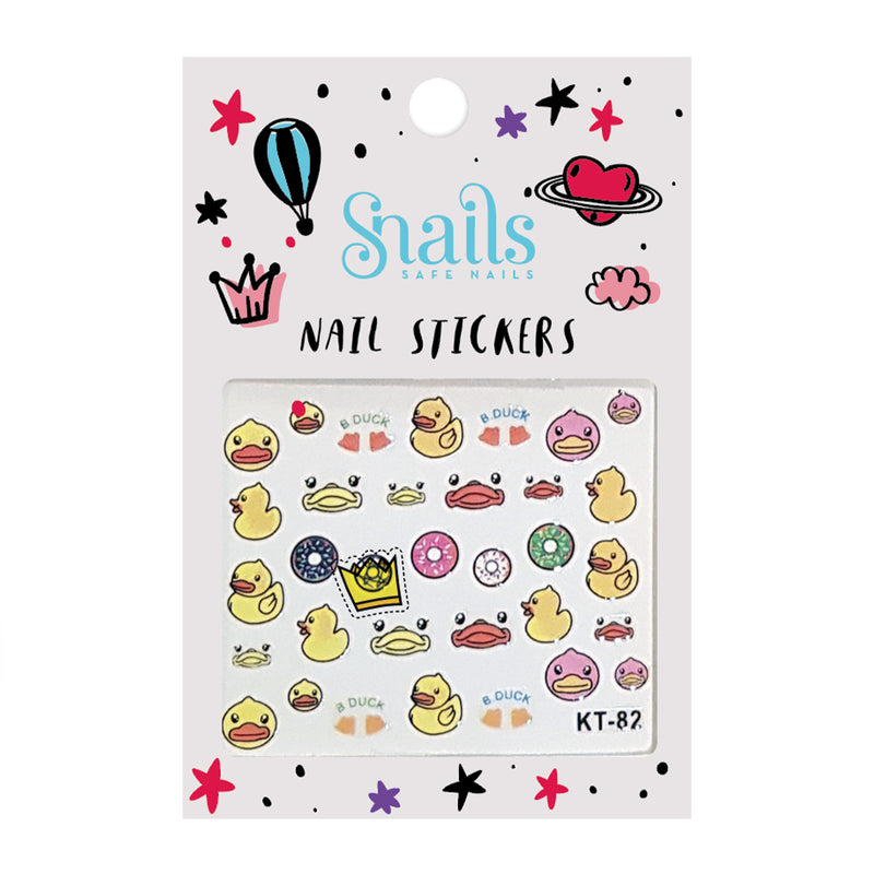 Snails Nail Sticker - Quack Quack