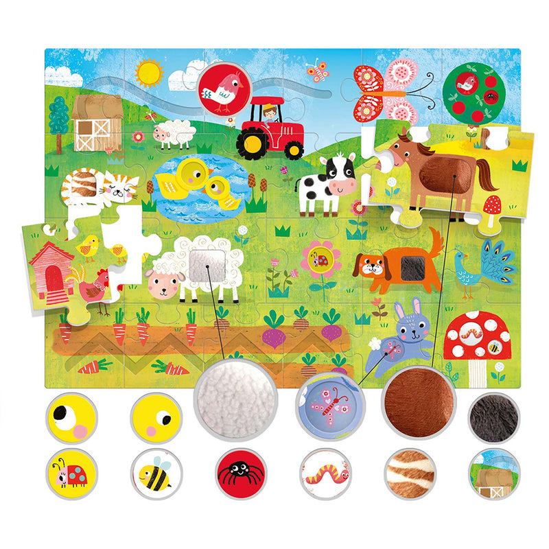 HEADU Tactile Puzzle Montessori