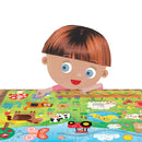 HEADU Tactile Puzzle Montessori