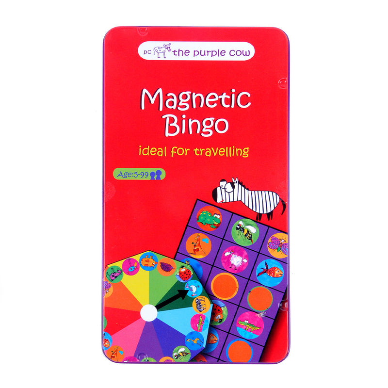 The Purple Cow Magnetic Travel Games: Bingo