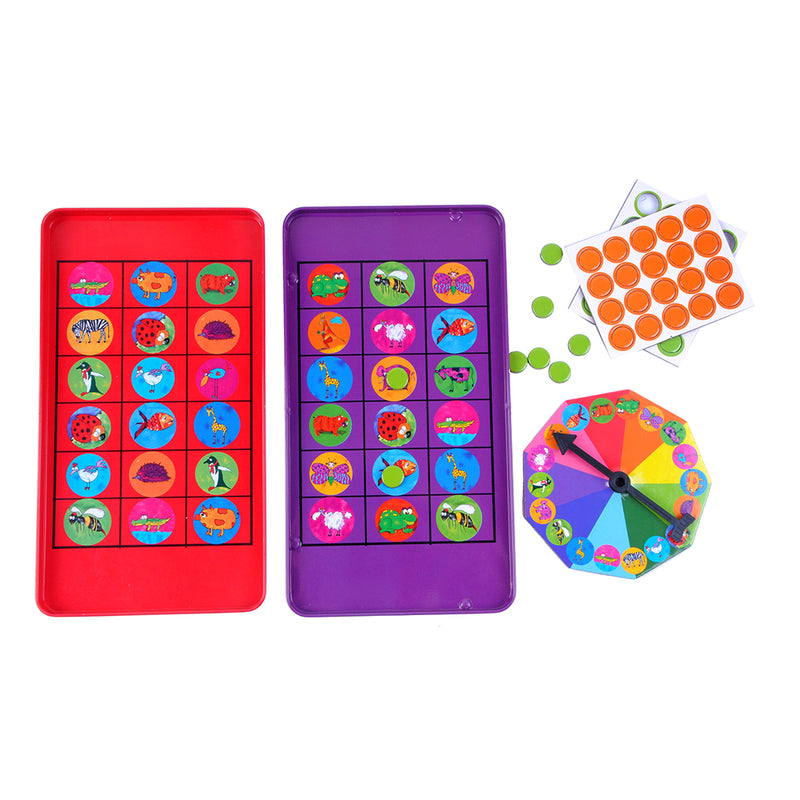 The Purple Cow Magnetic Travel Games: Bingo