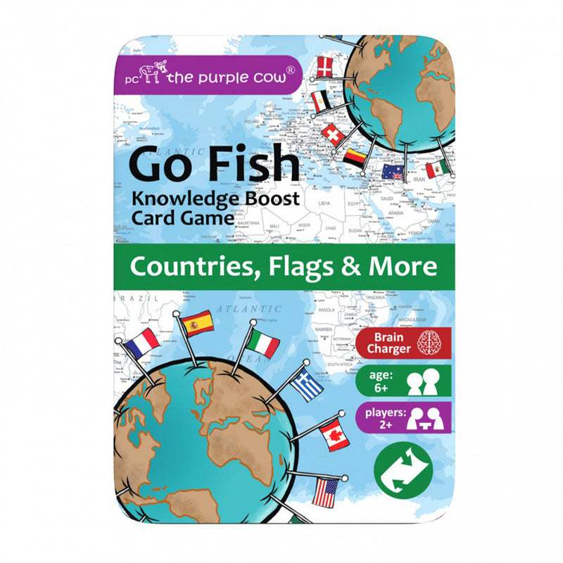 The Purple Cow GO FISH Countries, Flags & More