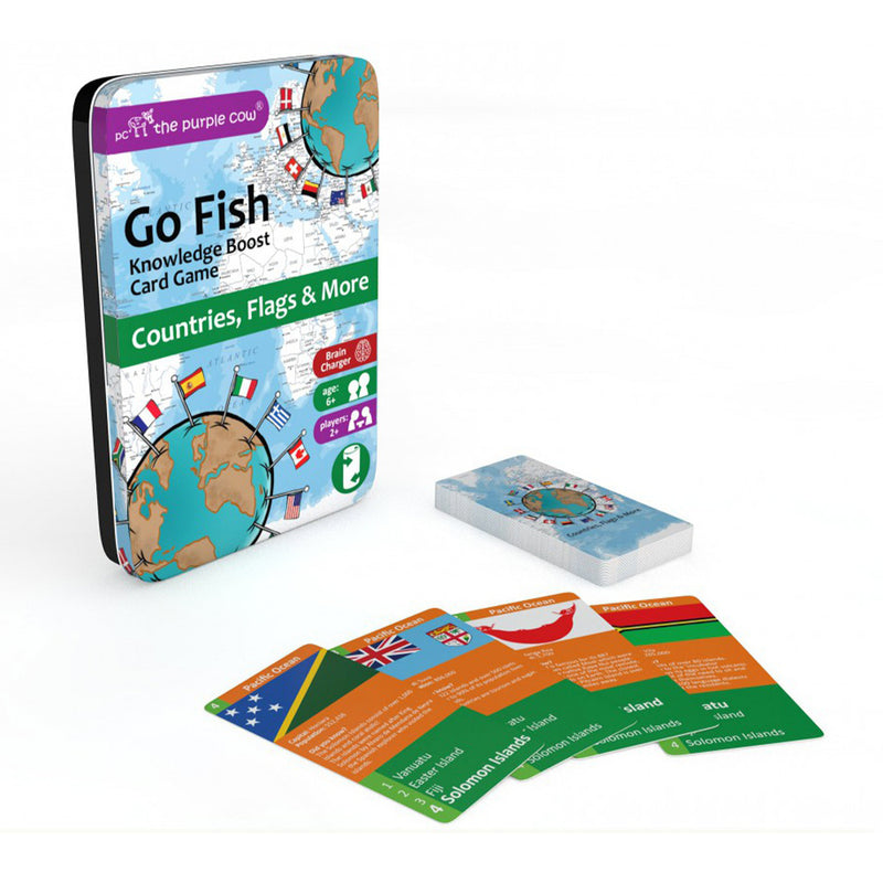 The Purple Cow GO FISH Countries, Flags & More