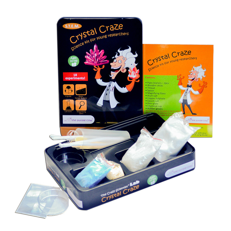 The Purple Cow Crazy Scientist LAB Crystal Craze