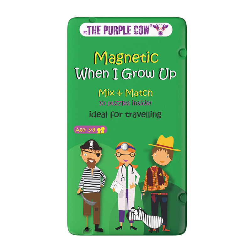 The Purple Cow Magnetic Travel Games: When I grow up