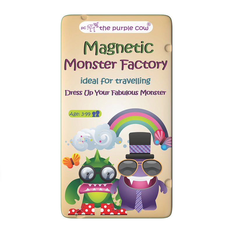 The Purple Cow Magnetic Travel Games: Monster Factory