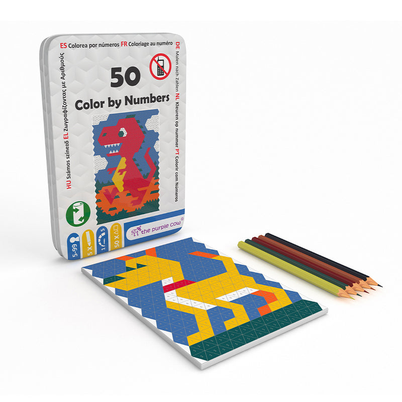 The Purple Cow "50 Series" Color by Numbers